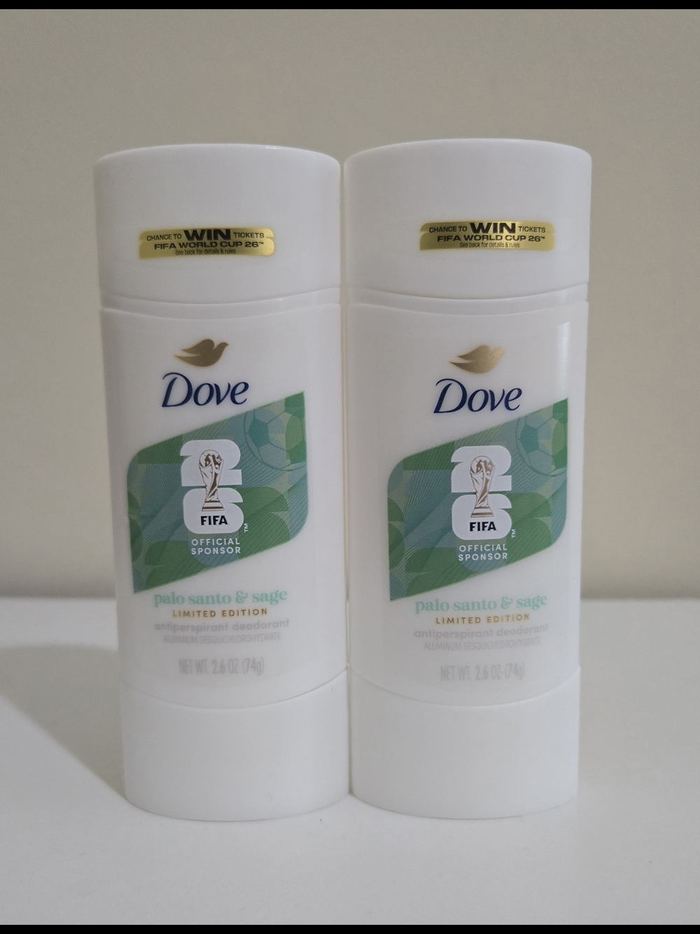 New Dove Palo Santo & Sage Antiperspirant Deodorant Set (2 Ct) Limited Edition